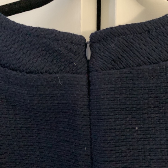 Navy blue sleeveless dress - Picture 4 of 5